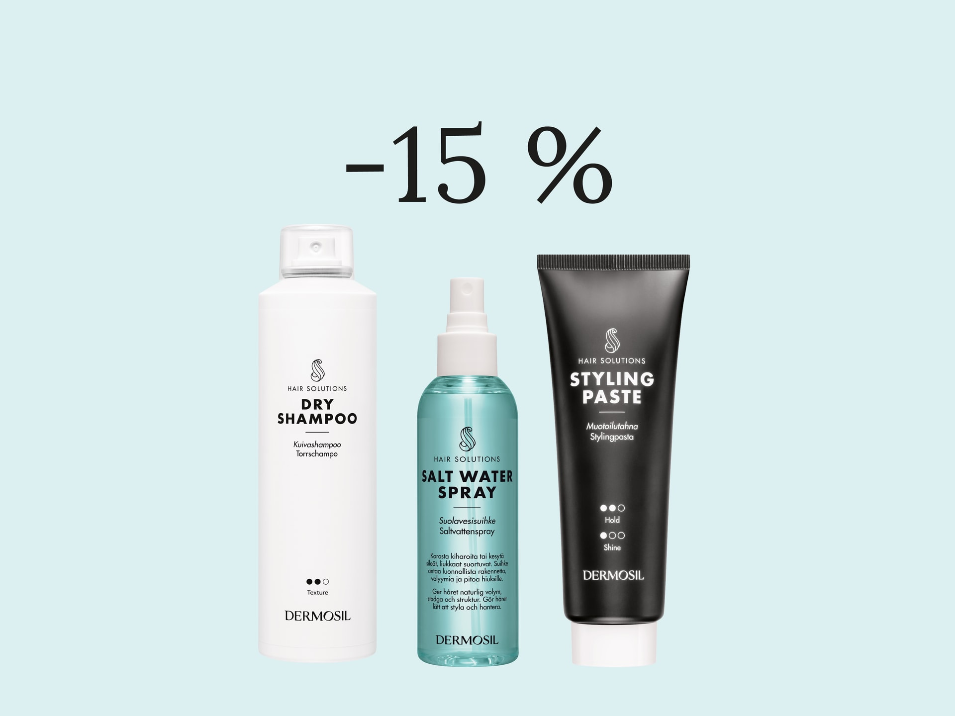 Kõik juuste stiliseerimistooted -15%
